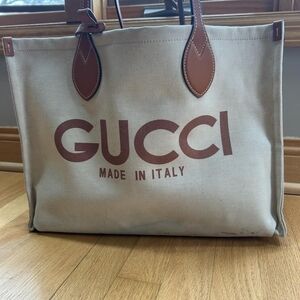 Gucci Burgundy Sleeve with White Logo